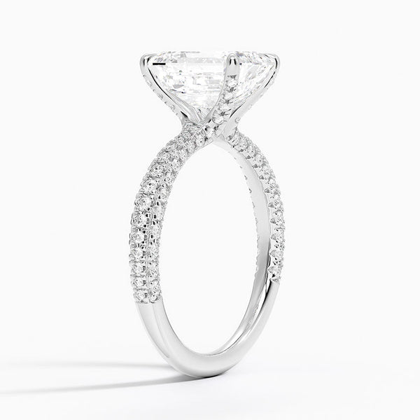 Patricia Emerald Lab Grown Diamond Engagement Ring