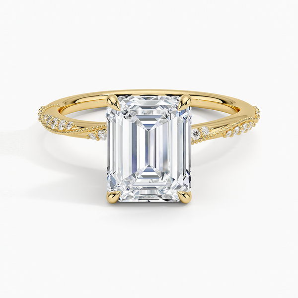 Tyra Emerald Lab Grown Diamond Ring
